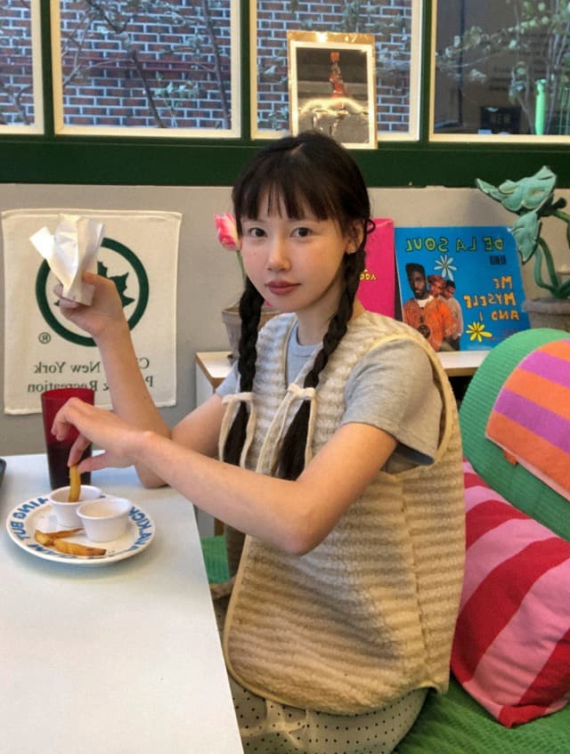 있음 선적 둘 색상 한 부서 연령 감소 스트라이프 우유 씽 하는 소리 양털 플리스 베스트 상세 이미지 12