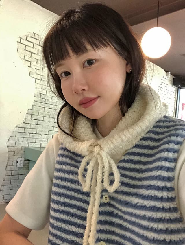 있음 선적 둘 색상 한 부서 연령 감소 스트라이프 우유 씽 하는 소리 양털 플리스 베스트 상세 이미지 22