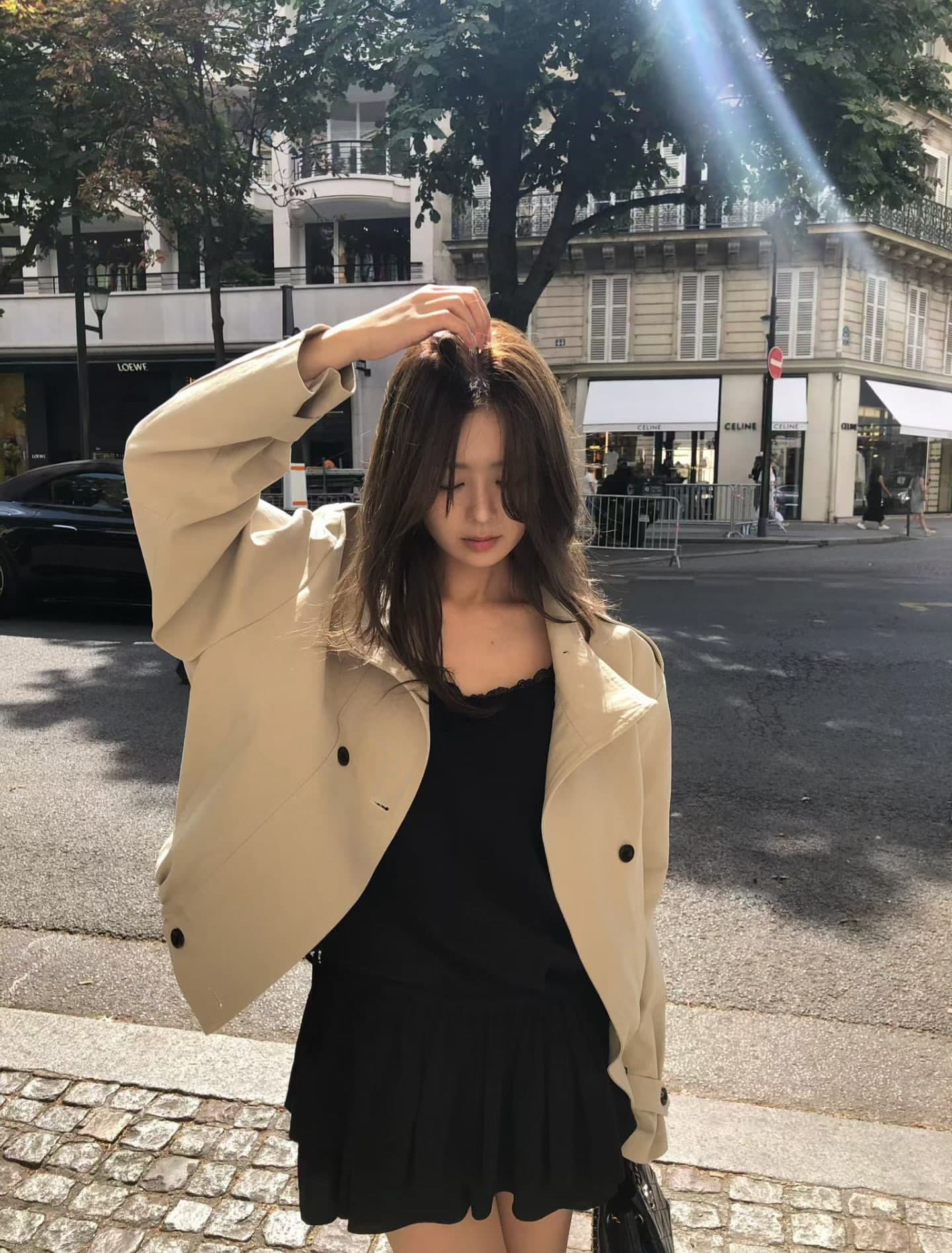 있음 밖으로 크기 업데이트 한 부서 보 주님 분위기 센스 루즈핏 캐주얼 재킷 이중 버튼 상세 이미지 8