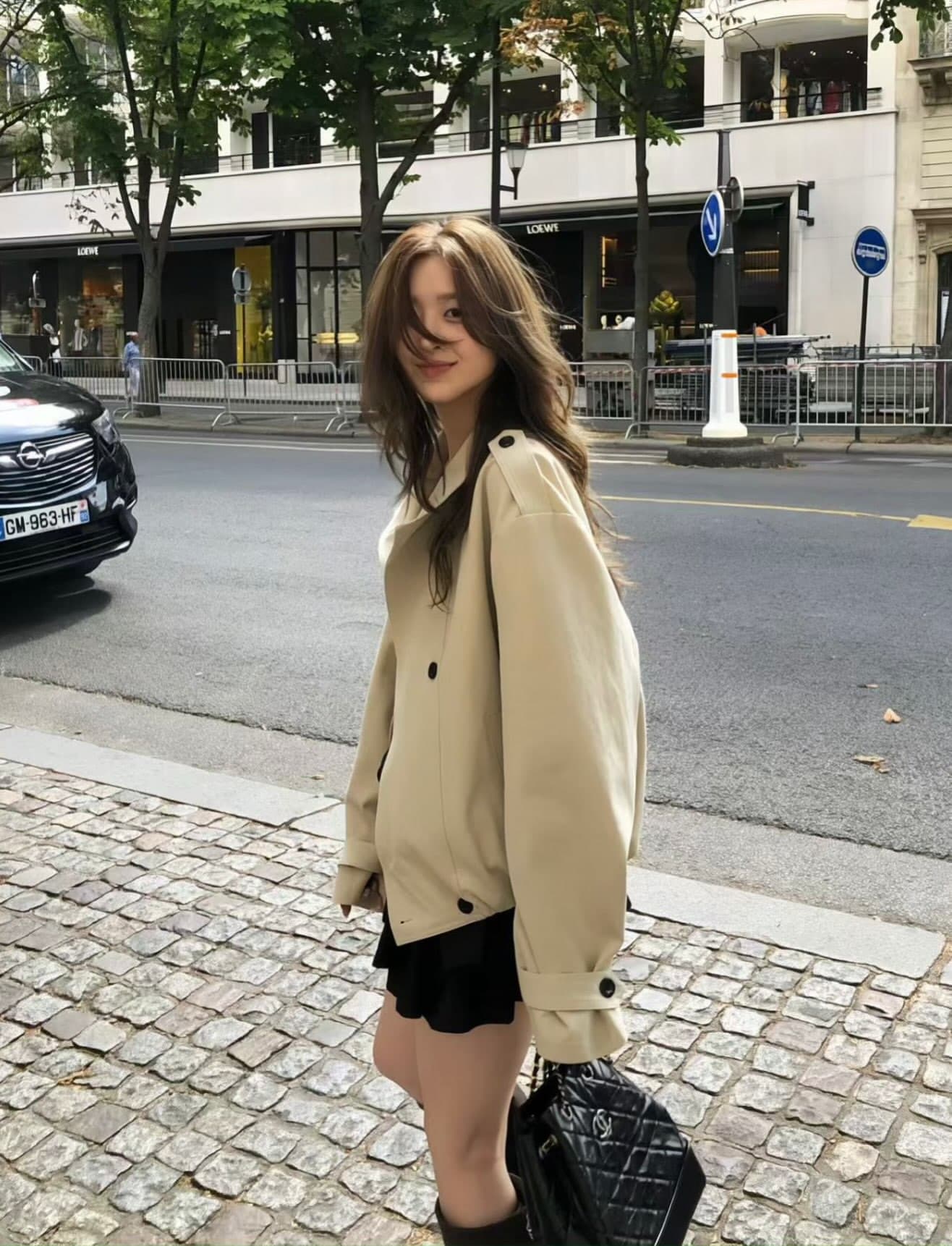 있음 밖으로 크기 업데이트 한 부서 보 주님 분위기 센스 루즈핏 캐주얼 재킷 이중 버튼 상세 이미지 9