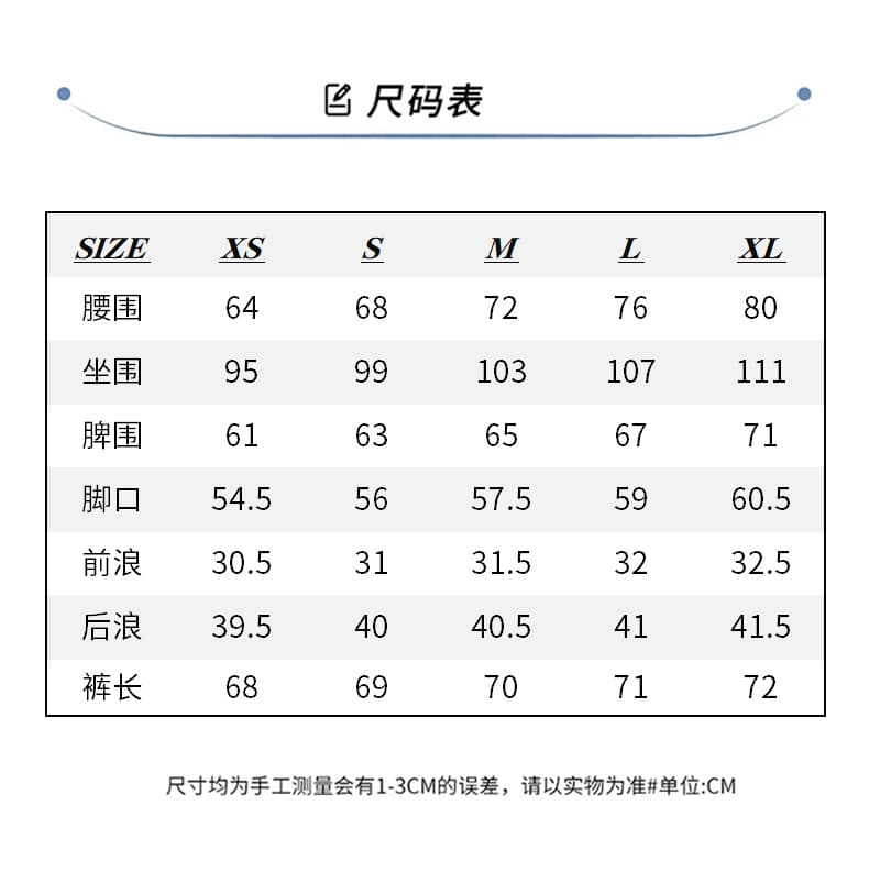 실사 아메리칸 레트로 루즈핏 와이드 레그 팬츠 다용도 새로운 7부 바지 이후 조정 허리 디자인 스트레이트 청바지 여성 상세 이미지 4