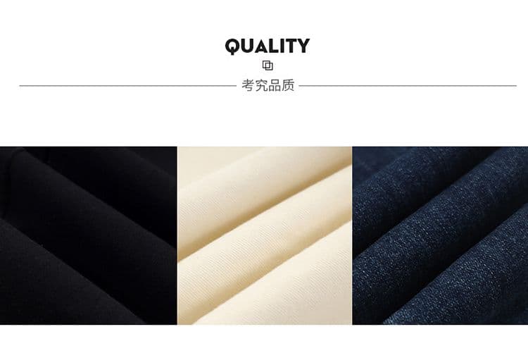 실사 3 색 아메리칸 레트로 로우 웨이스트 핫걸 몸매 가꾸기 슬림해 보이는 다용도 작은 발 바지 신축성 9부 바지 청바지 여성 상세 이미지 5