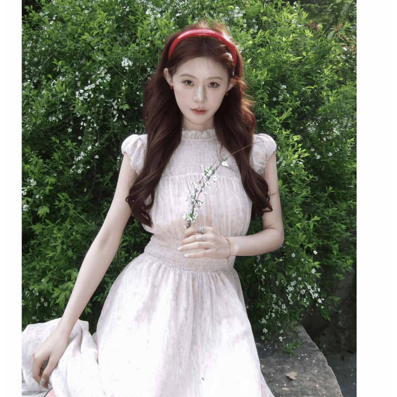 자유 휴가 명중 가져 가라. 공예 전단 꽃 공예 3 차원 엠보싱 아름다움 조용한 핑크색 드레스 이미지 5