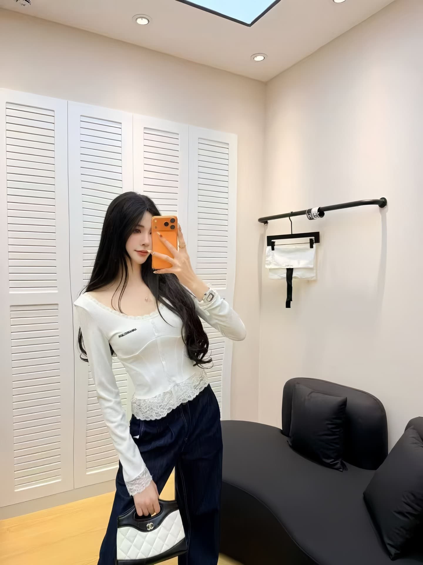 an 새로운 레이스 조각 캐미솔 맞춤 원단 여성 순수한 욕망 핫걸 한 여성 단체 맨위