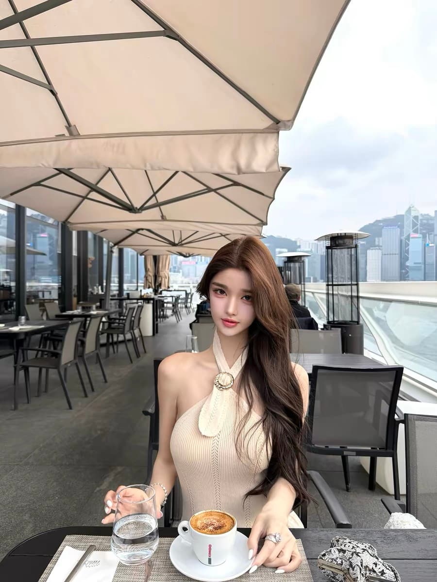 안녕하세요. 팬 팬 청각 장애인 슬림해 보이는 종이 사람들 샤오시엔 행침 목 백리스 니트 조끼 矜贵 품격 맨위 이미지 4