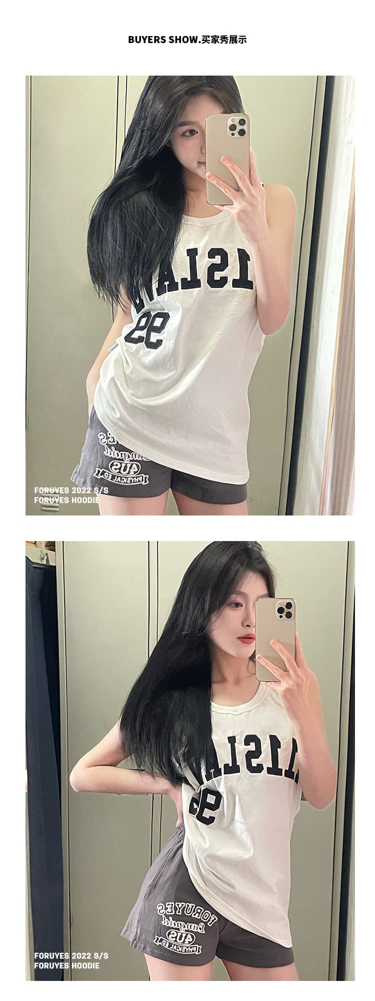 고밀도 쌀 니켈 슈퍼 화재 아메리칸 운동 반바지 여성 외출용 여름 러닝 루즈핏 작은 키 캐주얼 핫 바지 상세 이미지 12