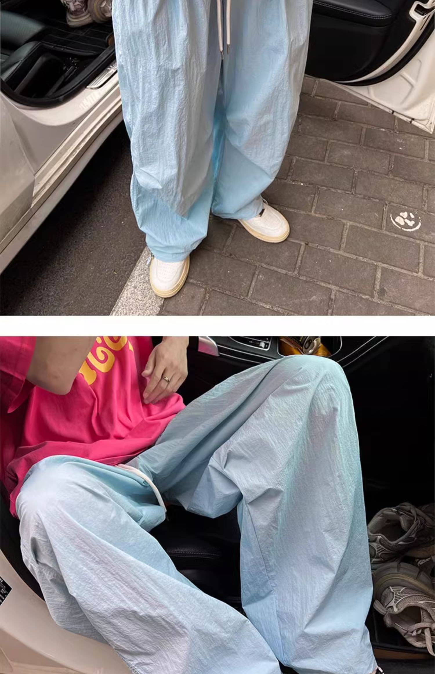 도파민 한국 동대문 패션 슈퍼 화재 여름 새로운 속도 건조한 운동 바지 여성 레저 바지 워크웨어 팬츠 상세 이미지 24