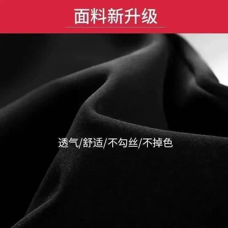 검정색 와이드 레깅스 바지 가을 학생 한국 스타일 ins 트렌디 루즈핏 하이웨이스트 캐주얼 도루 센스 스트레이트 정장 롱 바지 상세 이미지 6