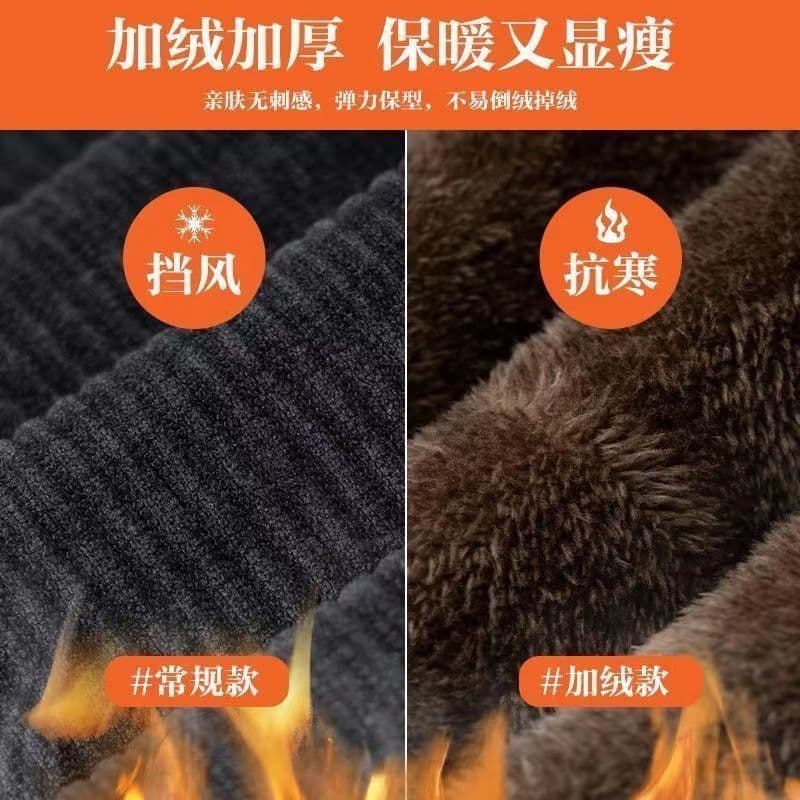 진짜 슈퍼 코듀로이 좁은 에디션 와이드 레깅스 바지 가을 겨울 2026 새로운 도루 센스 캐주얼 스트레이트 팬츠 루즈핏 털이 있는 여성 상세 이미지 4