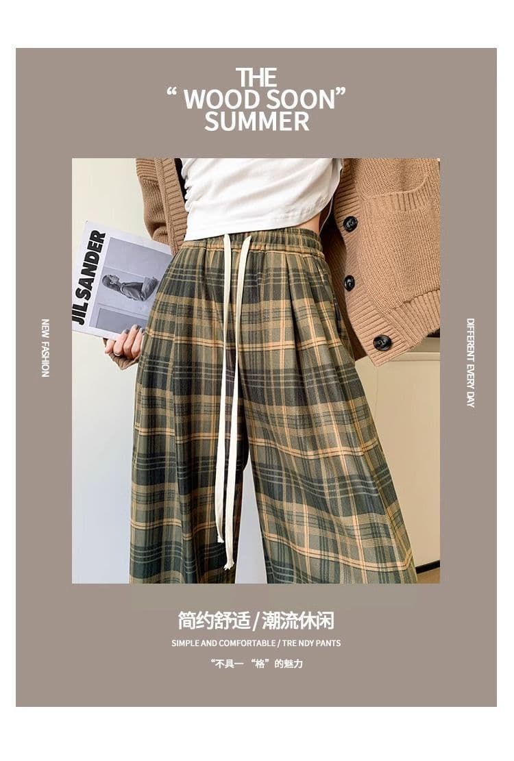 복합 진짜 슈퍼 가을 겨울철 2026 새로운 루즈핏 도루 센스 스트레이트 캐주얼 바지 느긋한 바람 편안함 와이드 레그 팬츠 상세 이미지 12