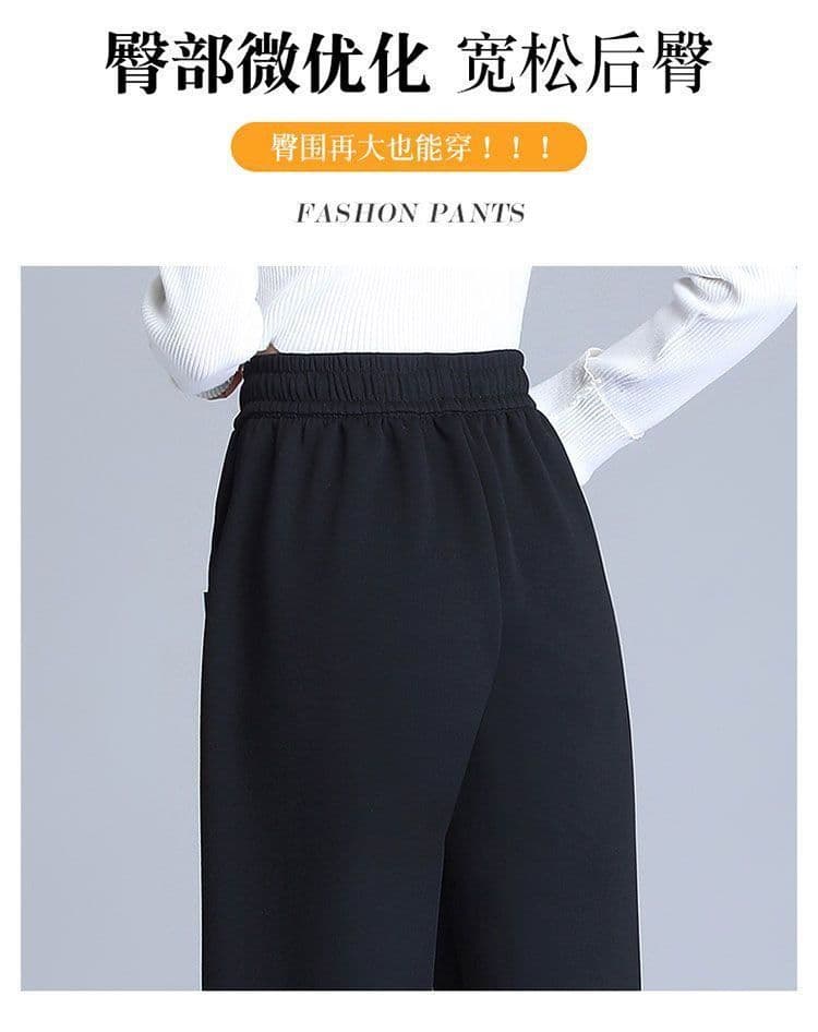 조거 운동 바지 봄 가을 겨울 2026 새로운 회색 바지 여성 캐주얼 작은 발 웨이 바지 할란 털이 있고 두꺼운 상세 이미지 10