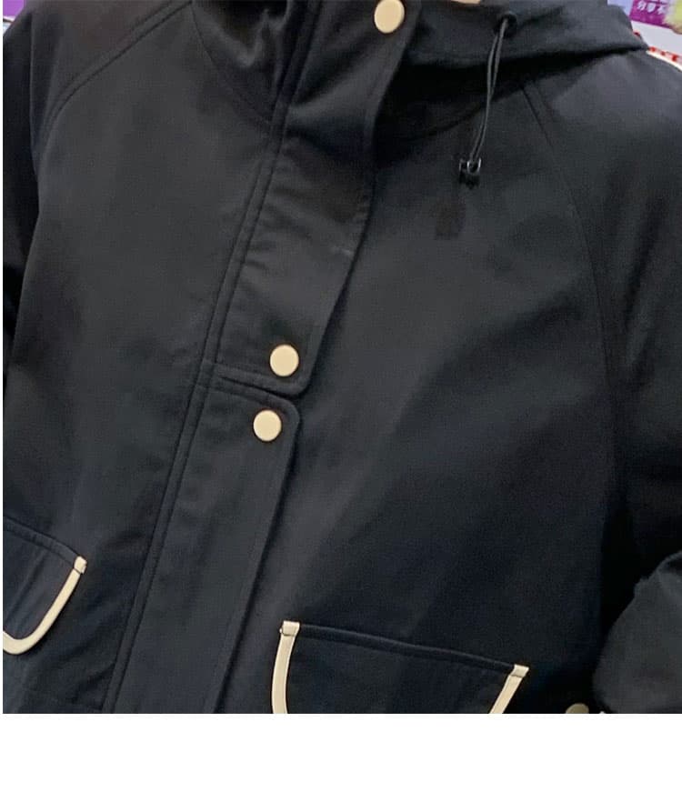 학원 스타일 작은 키 맨위 후드 봄 드레스 새로운 재킷 재킷 패션 섹션 오픈 가디건 루즈핏 슬림해 보이는 가을 의상 상세 이미지 14