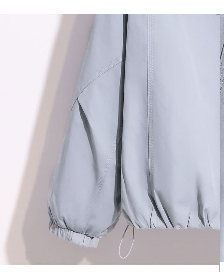 학원 스타일 가을 의상 새로운 재킷 오픈 가디건 맨위 후드 펌프 로프 긴팔 신제품 자수 내장 선 장식 펌프 Pleat 상세 이미지 25