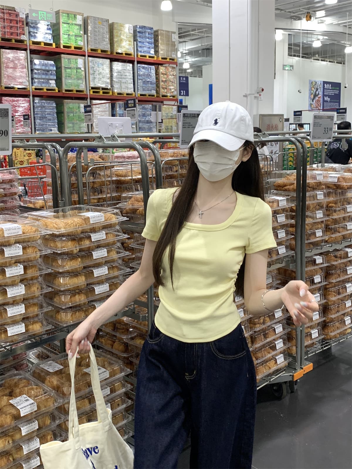 실사 정가 봄 여름 한국 스타일 품격 광장 칼라 몸매 가꾸기 주름 슬림해 보이는 쇼트 스타일 인사이드 가져 가라. 반팔 티셔츠 만나는 맨위 상세 이미지 28