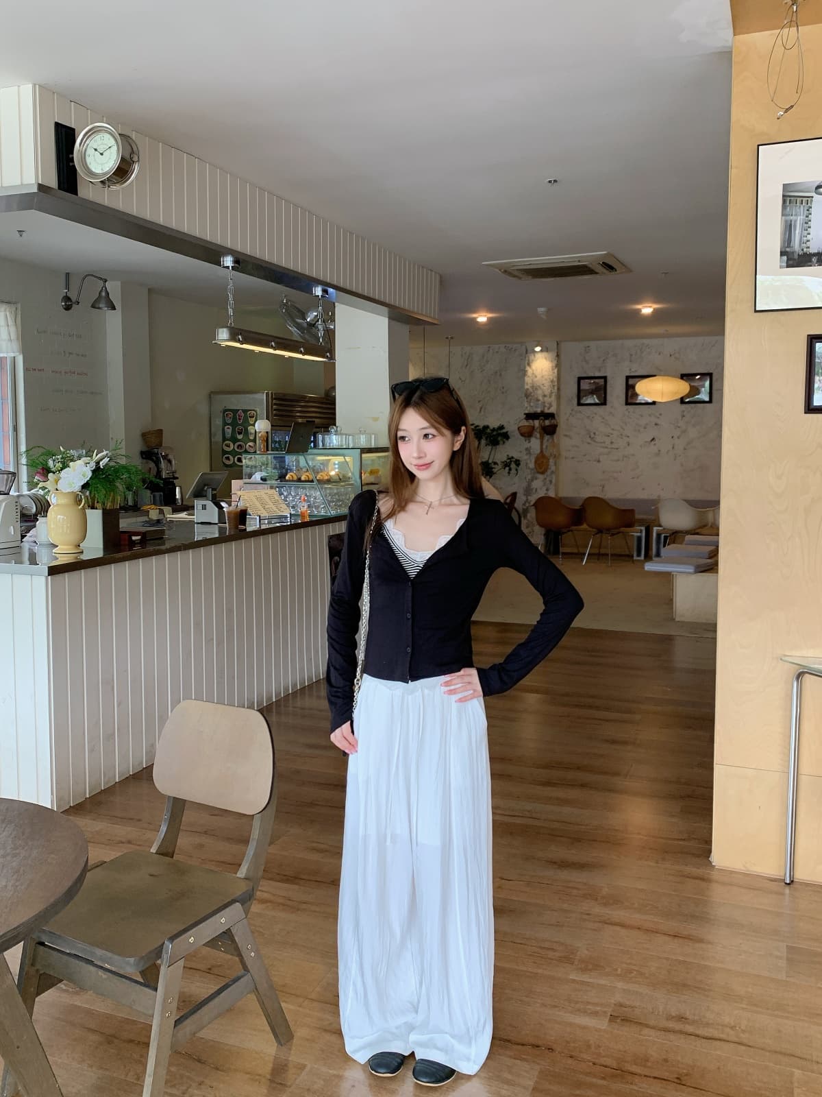실사 정가 여름 한국 스타일 단색 싱글 줄 버튼 자외선 차단 오픈 가디건 품격 다용도 긴팔 티셔츠 맨위 상세 이미지 2