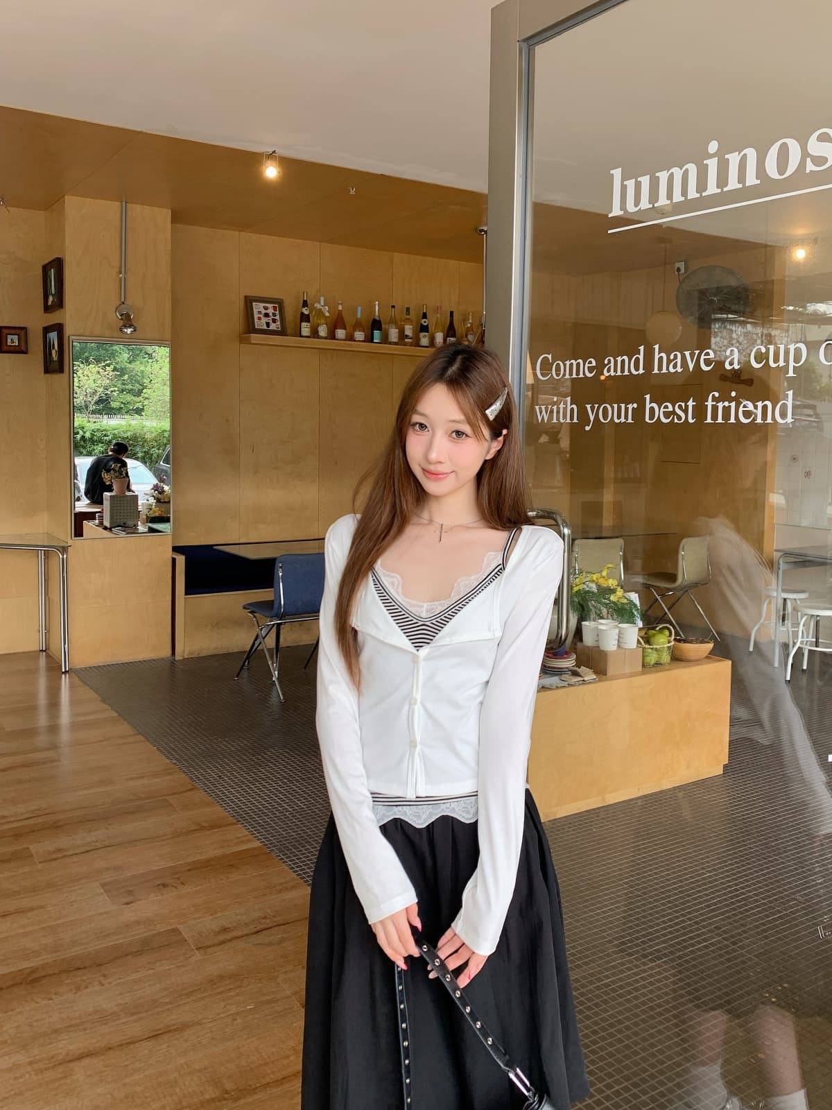 실사 정가 여름 한국 스타일 단색 싱글 줄 버튼 자외선 차단 오픈 가디건 품격 다용도 긴팔 티셔츠 맨위 상세 이미지 15