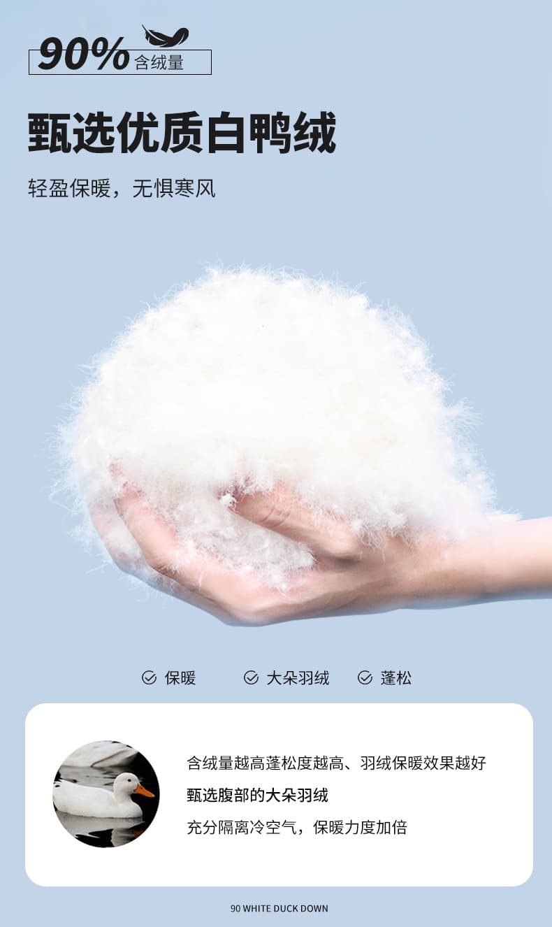국경 간 새로운 남녀 같은 단락 야외 스포츠 얇고 가벼운 다운 조끼 높은 품질 새로운 국가 표준 90 플러시 커플 조끼 상세 이미지 3