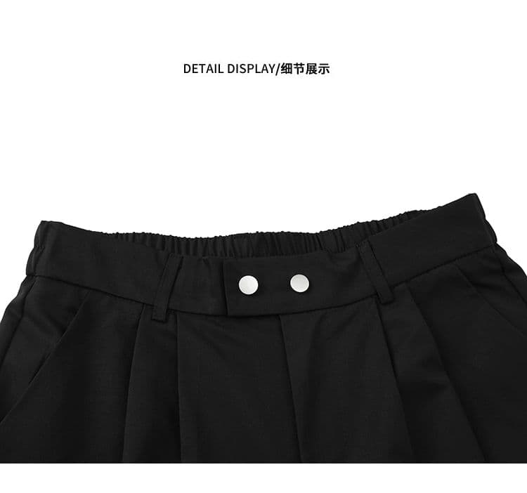 국경 간 남성 여름 캐주얼 바지 새로운 얇은 스타일 바지 루즈핏 스트레이트 낙하산 병 바지 항구 바람 얼음 센스 일본식 모통이 칼 바지 상세 이미지 11