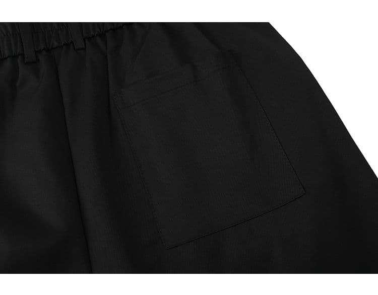 국경 간 남성 여름 캐주얼 바지 새로운 얇은 스타일 바지 루즈핏 스트레이트 낙하산 병 바지 항구 바람 얼음 센스 일본식 모통이 칼 바지 상세 이미지 18