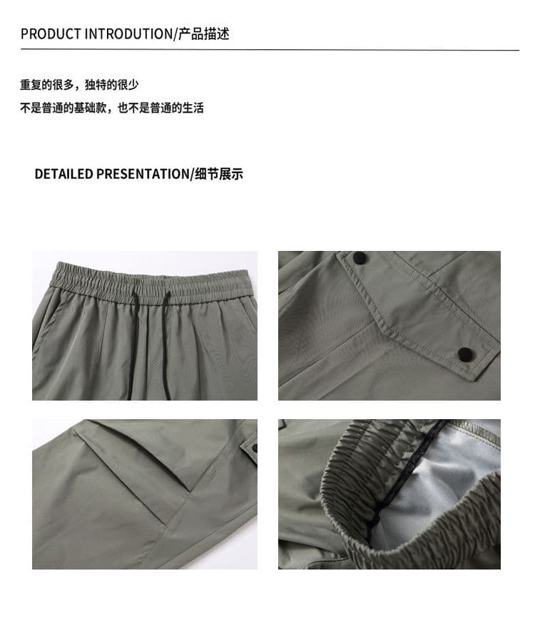 국경 간 조수 브랜드 야외 세 국방 부드러운 껍질 아웃도어 팬츠 폭발 남자 봄 여름 바지 봄 여름 새로운 워크웨어 기능 바지 상세 이미지 2