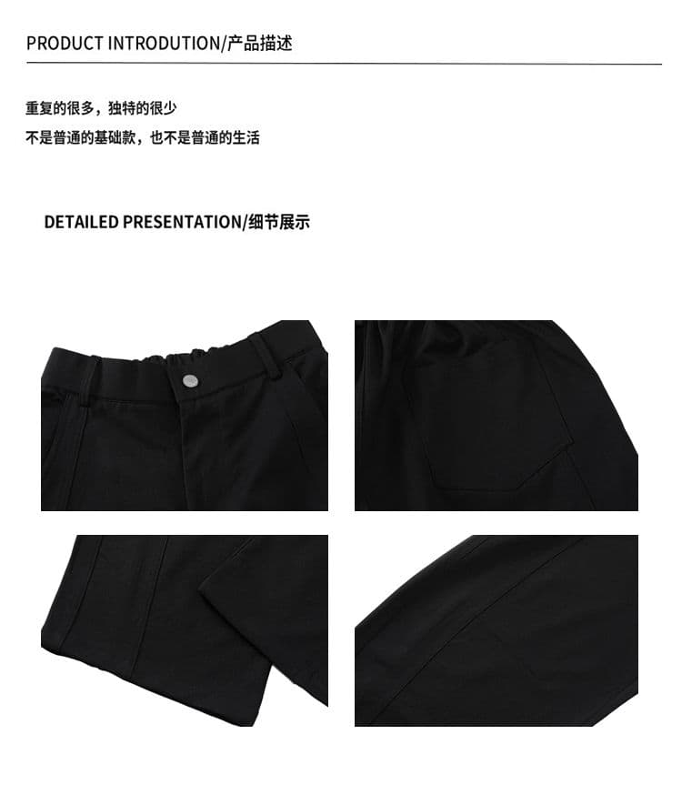 국경 간 조수 브랜드 패션 남성 폭발 모통이 칼 바지 기능 워크웨어 팬츠 항구 바람 운동 바지 루즈핏 스트레이트 캐주얼 바지 상세 이미지 2