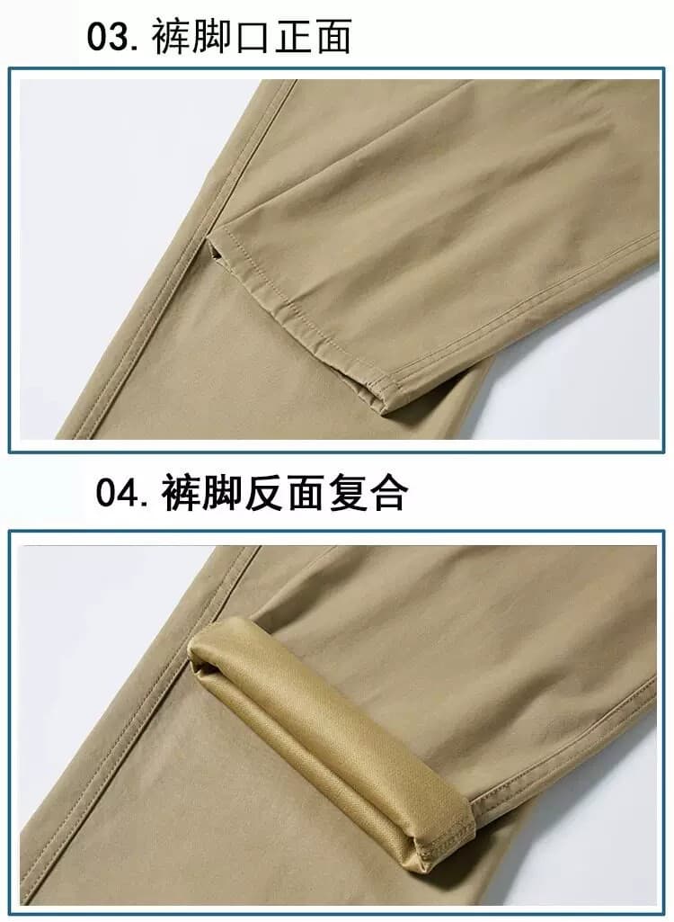 국경 간 폭발 여름 얇은 스타일 순면 다용도 캐주얼 바지 남성 스트레이트 긴 바지 편안함 통기성 루즈핏 운동 바지 상세 이미지 5