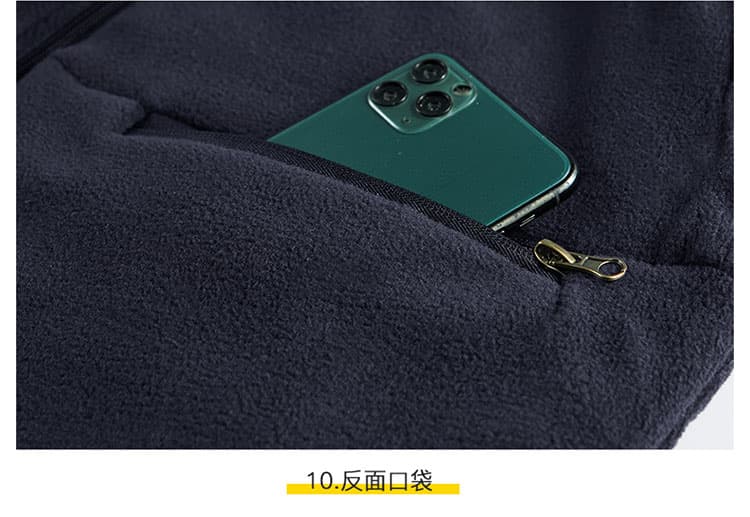 국경 간 트렌드 운동 야외 착용 남성 조끼 기타 주머니 가을 겨울철 털이 있는 어깨 조끼 베스트 빅 사이즈 상세 이미지 32