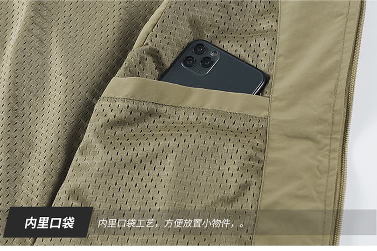 국경 간 비료 추가 XL 기타 주머니 워크웨어 베스트 남자 봄 가을 스탠드 칼라 어깨 조끼 루즈핏 낚시 재킷 상세 이미지 33