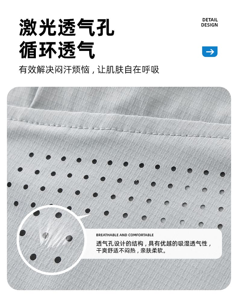 아메리칸 조수 브랜드 워크웨어 반바지 남성 여름 얼음 실크 통기성 메쉬 운동 바지 청소년 루즈핏 오부 바지 상세 이미지 8