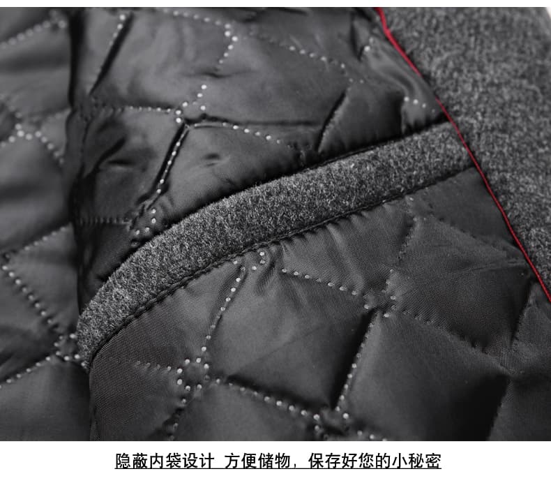 국경 간 배정 폭발 봄 가을 겨울 새로운 바람막이 남성 중간 길이 싱글 줄 버튼 비즈니스 캐주얼 폴로 칼라 재킷 상세 이미지 19