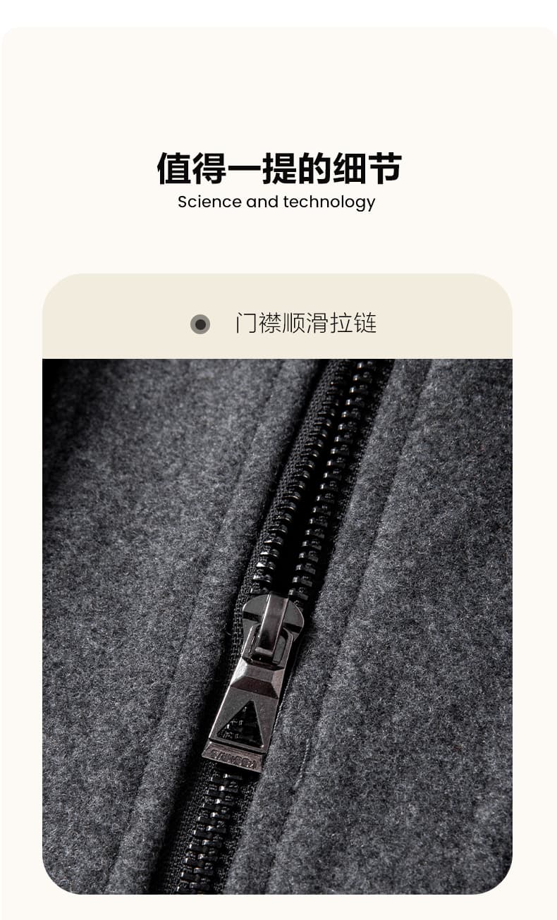 국경 간 배정 폭발 봄 가을 새로운 바람막이 남성 중간 길이 싱글 줄 버튼 비즈니스 캐주얼 폴로 칼라 재킷 상세 이미지 9