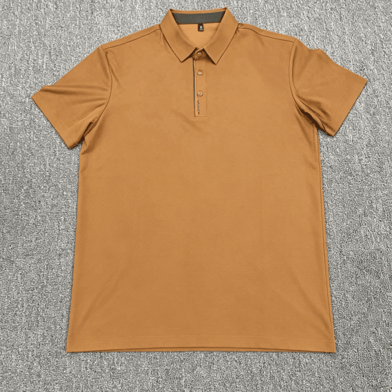 여름 중노년 아빠 로드 중 비즈니스 캐주얼 폴로 칼라 반팔 루즈핏 POLO 셔츠 남성 캐주얼 다용도 티셔츠 상세 이미지 14