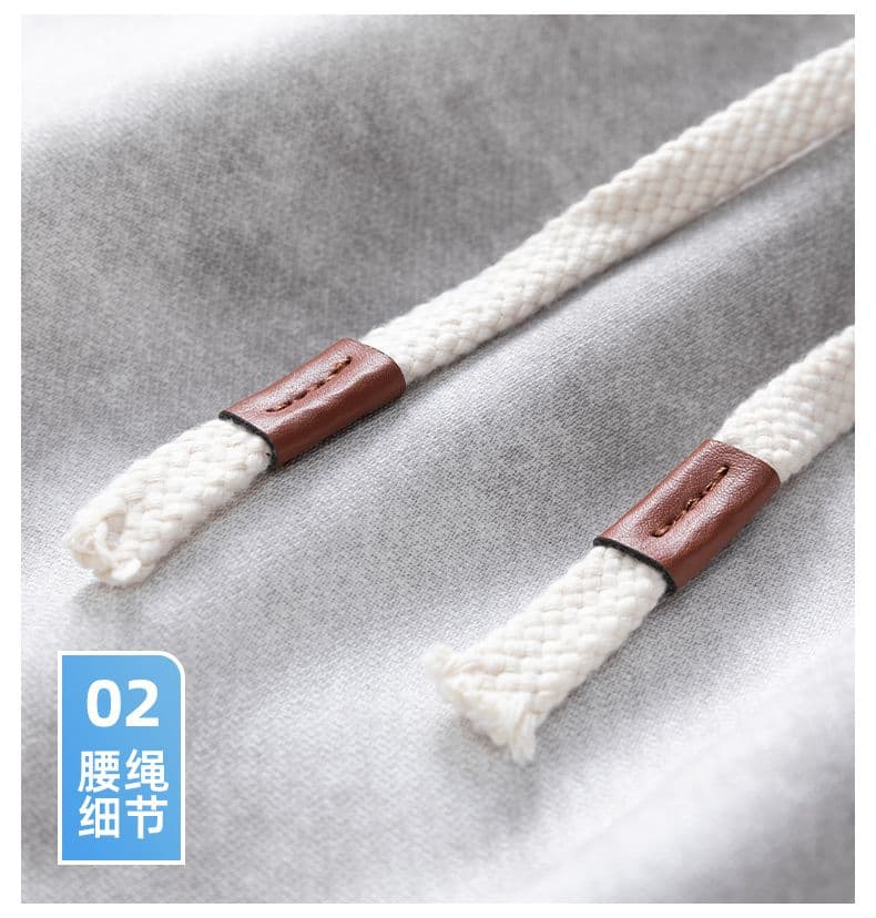 아메리칸 여름 5 점 면 니트 더러운 더러운 바지 캐주얼 반바지 남성 순면 트렌드 펌프 로프 운동 루즈핏 바지 상세 이미지 17