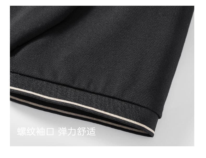 여름 얼음 센스 남성 새로운 POLO 셔츠 트렌드 반팔 암살 자수 캐주얼 루즈핏 다용도 티셔츠 폴로 칼라 맨위 티셔츠 상세 이미지 21