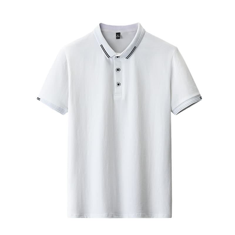 여름 얼음 센스 남성 새로운 POLO 셔츠 트렌드 반팔 암살 자수 캐주얼 루즈핏 다용도 티셔츠 폴로 칼라 맨위 티셔츠 이미지 5