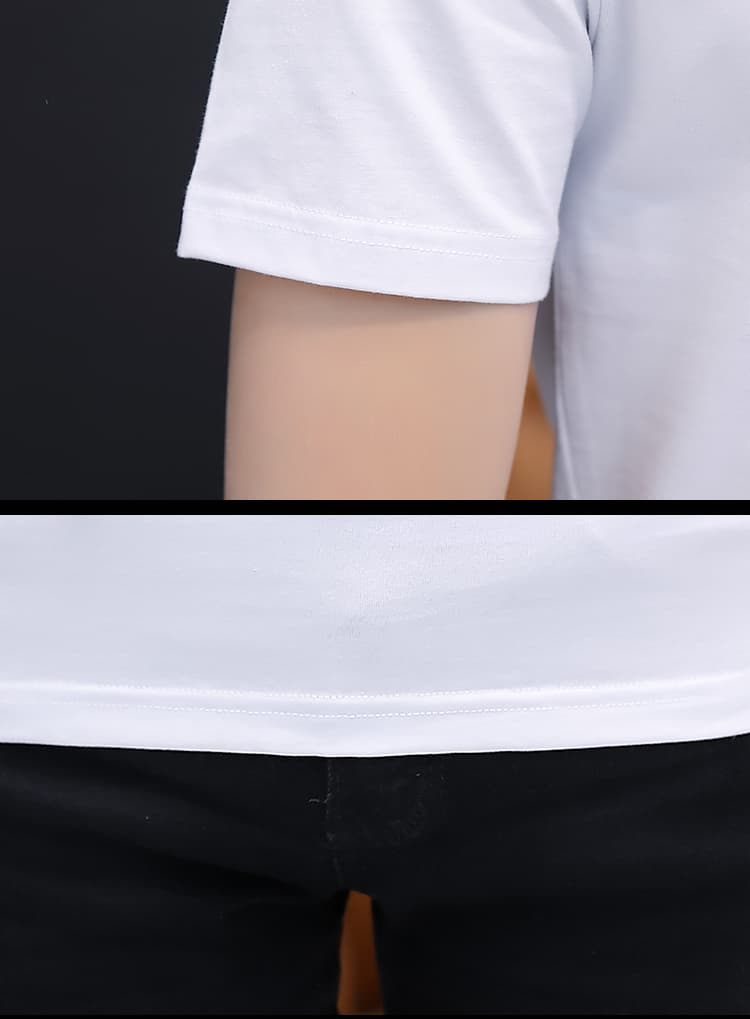 여름 얼음 센스 남성 새로운 POLO 셔츠 트렌드 반팔 암살 자수 캐주얼 루즈핏 다용도 티셔츠 폴로 칼라 맨위 티셔츠 상세 이미지 21