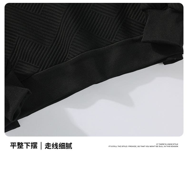 국경 간 조수 브랜드 봄 가을 빅 사이즈 하프 단추 후드티 남성 루즈핏 팻 맨 긴팔 POLO 셔츠 캐주얼 다용도 재킷 상세 이미지 17