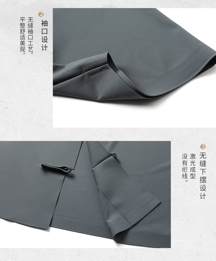 차가운 센스 얇고 가벼운 자외선 차단 복 남자 여름 통기성 셔츠 스타일 재킷 재킷 국방 자외선 얼음 실크 피부 자외선 차단 의류 상세 이미지 15