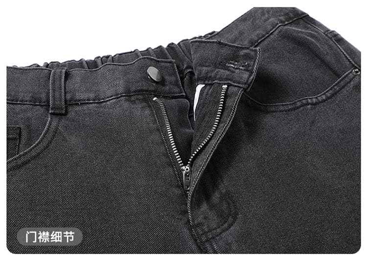 넓은 다리 새로운 아메리칸 높음 거리 넓은 다리 청바지 남성 봄 가을 겨울 워싱 마 오래된 조수 브랜드 악당 잘 생긴 스트레이트 루즈핏 상세 이미지 22