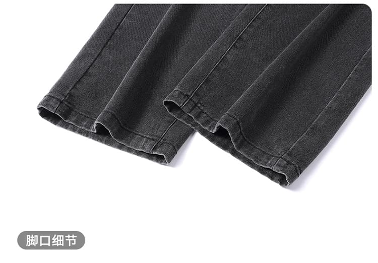 넓은 다리 새로운 아메리칸 높음 거리 넓은 다리 청바지 남성 봄 가을 겨울 워싱 마 오래된 조수 브랜드 악당 잘 생긴 스트레이트 루즈핏 상세 이미지 24