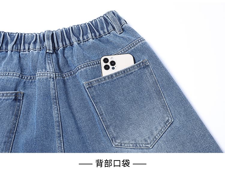 넓은 다리 가을 겨울 새로운 아메리칸 높음 거리 넓은 다리 청바지 남자 봄 가을 워싱 마 오래된 조수 브랜드 악당 잘 생긴 스트레이트 루즈핏 상세 이미지 20