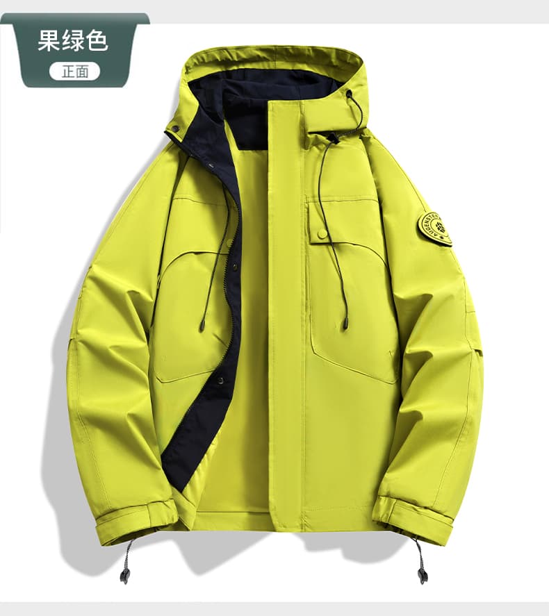 폭발 야외 단층 자켓 남성 얇은 스타일 도파민 색상 산계 등산복 커플 섹션 재킷 재킷 상세 이미지 13