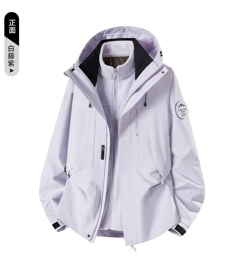 커플 3 대 1 자켓 남녀 야외 재킷 재킷 재킷 자켓 둘 등산복 인사이드 가져 가라. 플리스 의류 상세 이미지 15