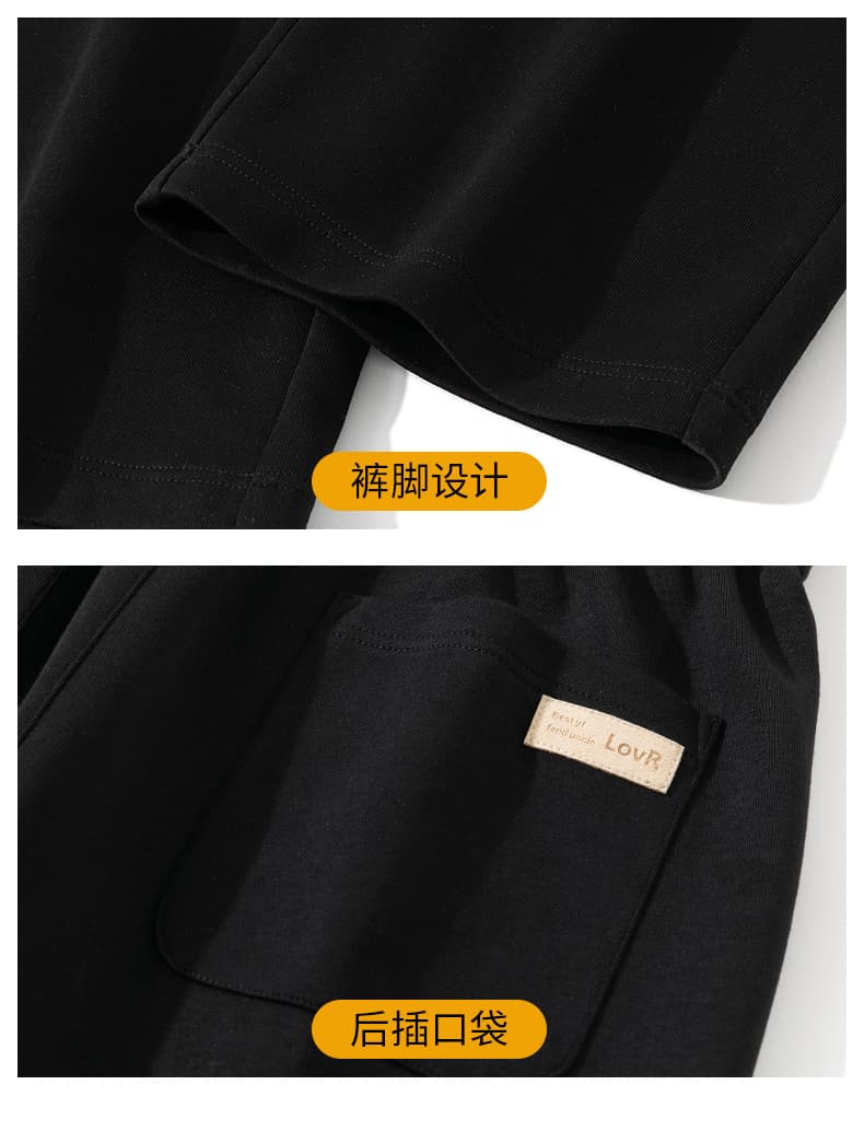 가을 겨울 털이 있는 보온 웨이 바지 남성 스트레이트 미니멀리즘 루즈핏 두꺼운 털이 있는 와이드 레그 팬츠 청년 캐주얼 바지 긴 바지 상세 이미지 26