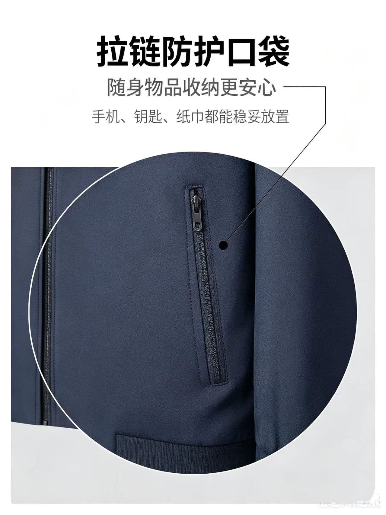 가을 재킷 남성 재킷 중노년 야구 스타일 칼라 아빠 로드 중 비즈니스 캐주얼 새로운 패션 스탠드 칼라 자켓 상세 이미지 15