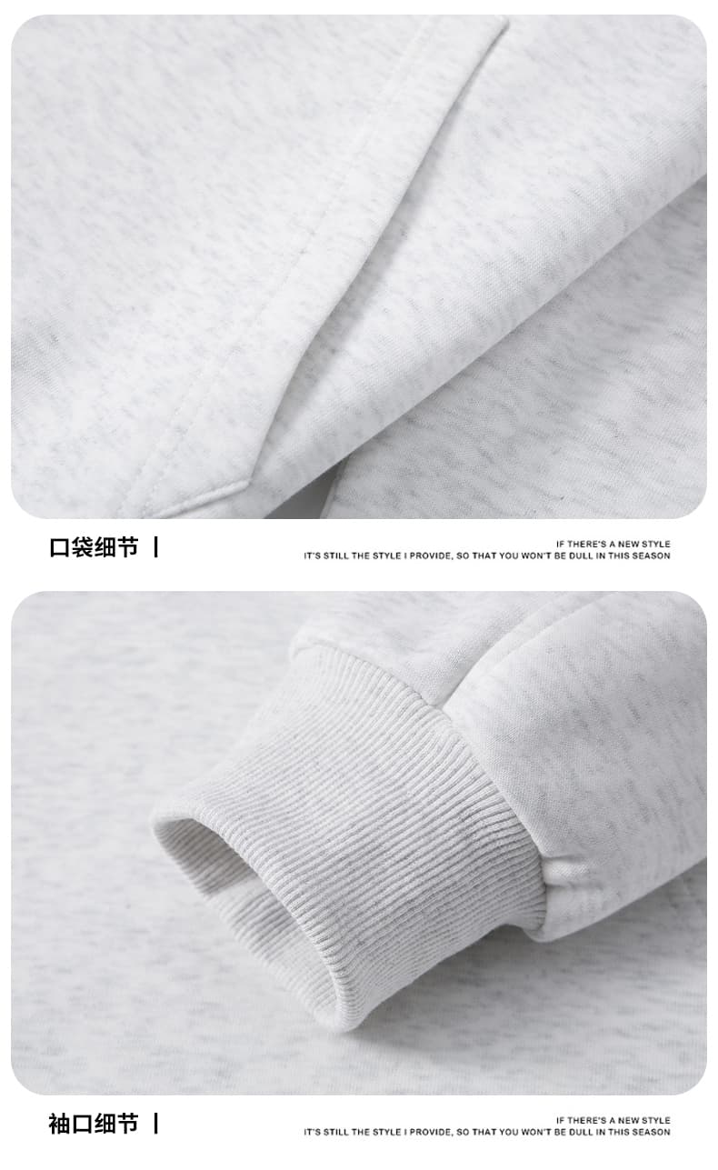 풀오버 후드 티 스웨터 남성 봄 가을 새로운 빅 사이즈 루즈핏 조수 브랜드 아메리칸 무거운 캐주얼 면 소재 긴팔 재킷 상세 이미지 16