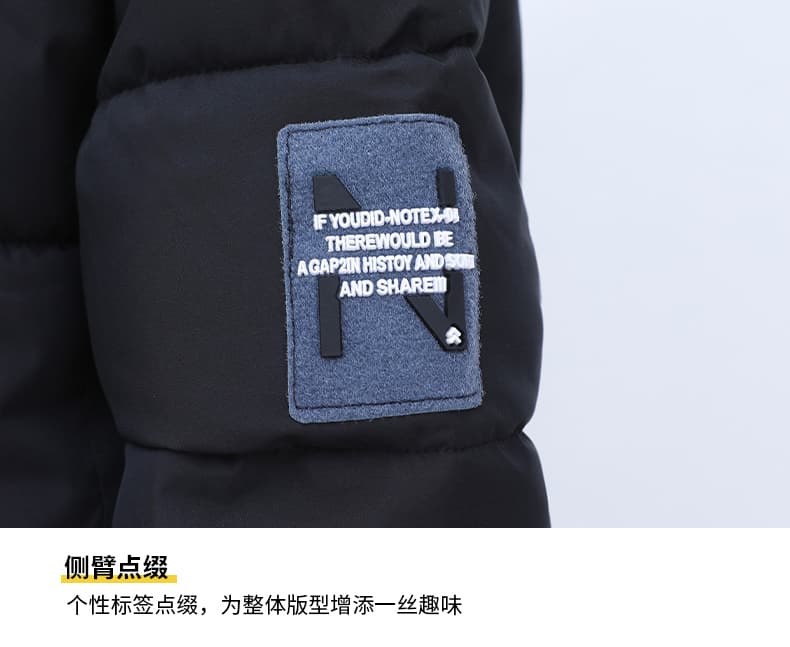 면 옷 가을 겨울 남성 폭발 루즈핏 패딩 재킷 높은 품질 두꺼운 보온 방한 방수 재킷 후드 남성 의류 상세 이미지 17