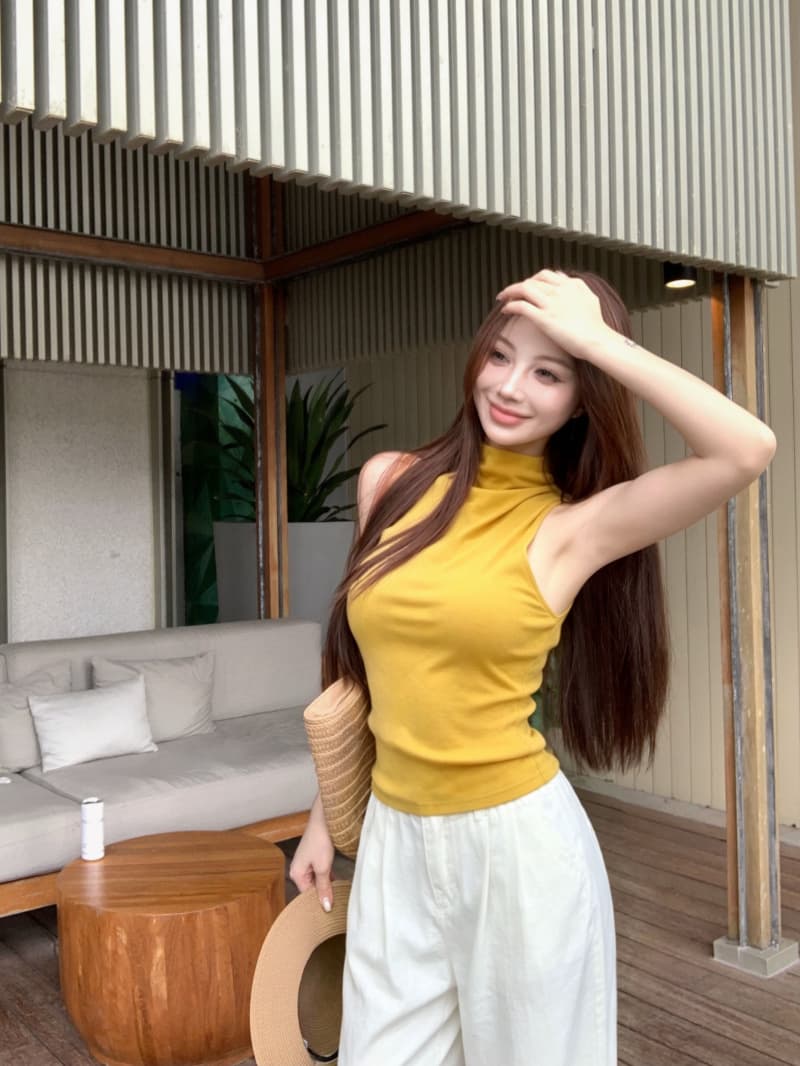 실사 정가 작은 말 자수 백리스 티셔츠 여성 라이 경기 서울 주간 실크 흔들다 칼라 조끼 느긋한 맨위 상세 이미지 14