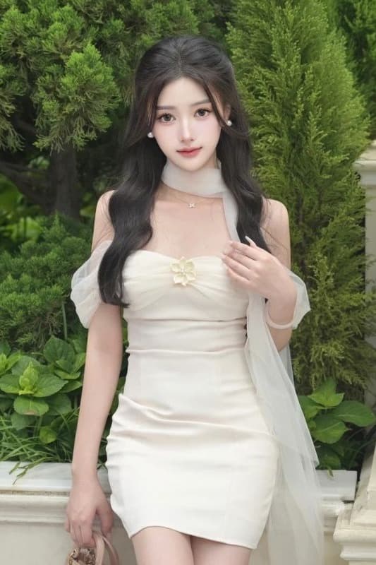 봄 여름 새로운 디자인 센스 프랑스식 빛 럭셔리 망사 민소매 드레스 패션 천 골드 명문 여성 바람 모임 미니 스커트 여성 이미지 5