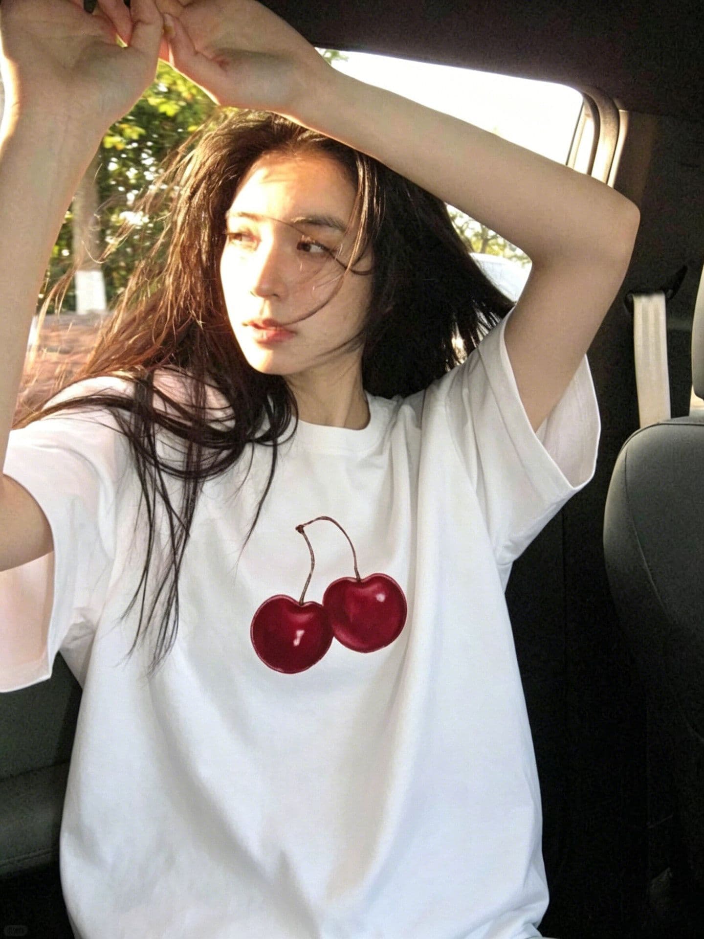 높은 품질 순면 200그램 빗질하다 닫기 느낌 너무 멋진 미끄러짐 높은 품질 솜씨 이전 프린트 반팔 티셔츠 여성